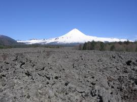 Volcán Villarrica y Escorial de Lava