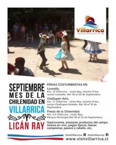 Información Ferias Costumbristas Fiestas Patrias 2019