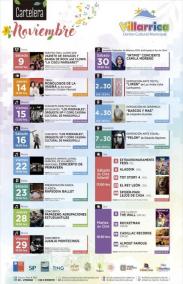 Cartelera Centro Cultural Municipal Noviembre 2019