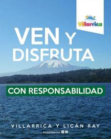 Vista al volcán Villarrica