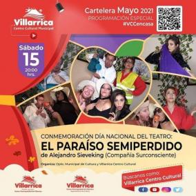 Día Nacional del Teatro en el Centro Cultural Municipal #EnCasa