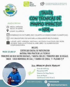 Pocos días para el Taller de Mínimo Impacto!