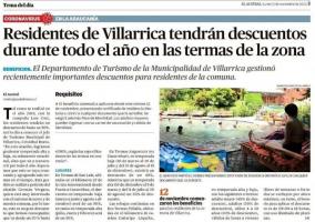 ¡Descuentos en termas ya están vigentes!