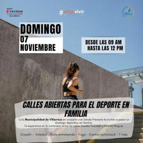 Domingo deportivo junto a SENDA Previene!