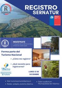 Enterate de como registrarte en SERNATUR