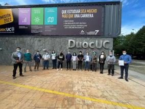 Reunión en Duoc UC Villarrica sobre la futura ordenanza municipal de Turismo Aventura